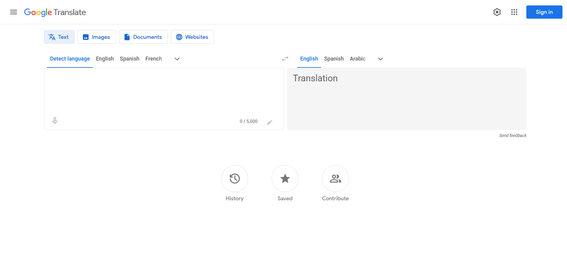 Google Translate logo