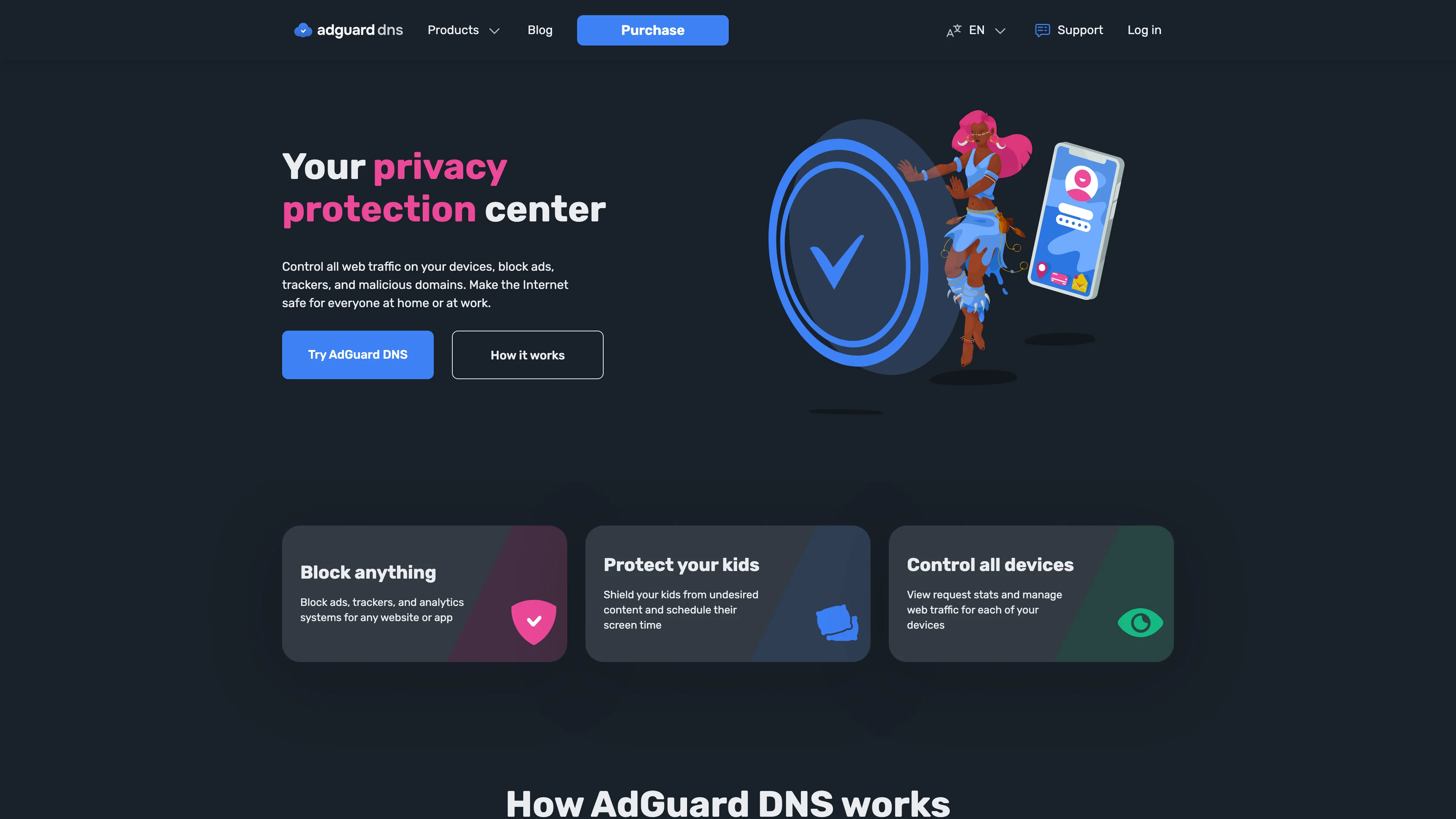 Screenshot of AdGuard DNS