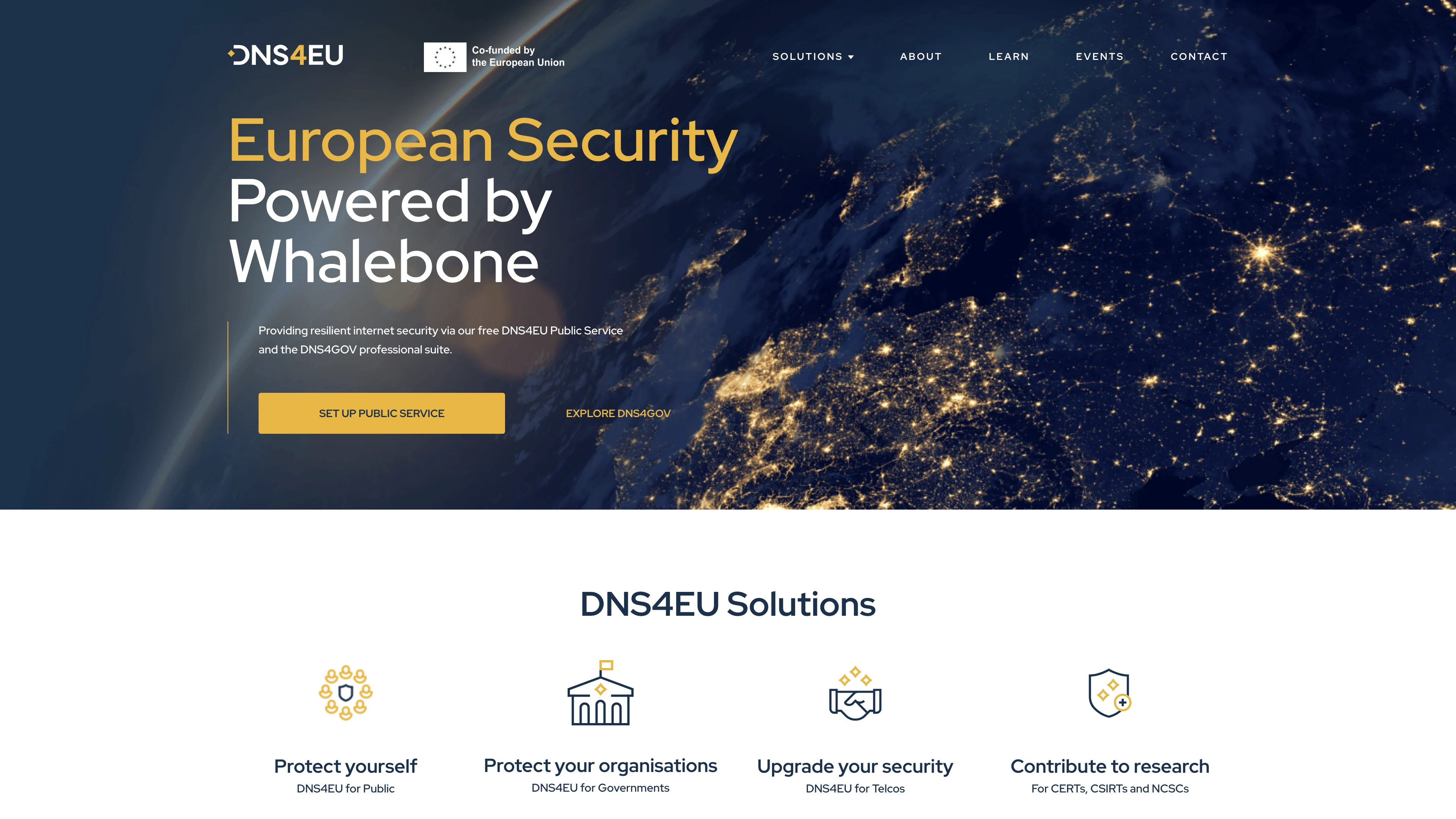 Screenshot of DNS4EU