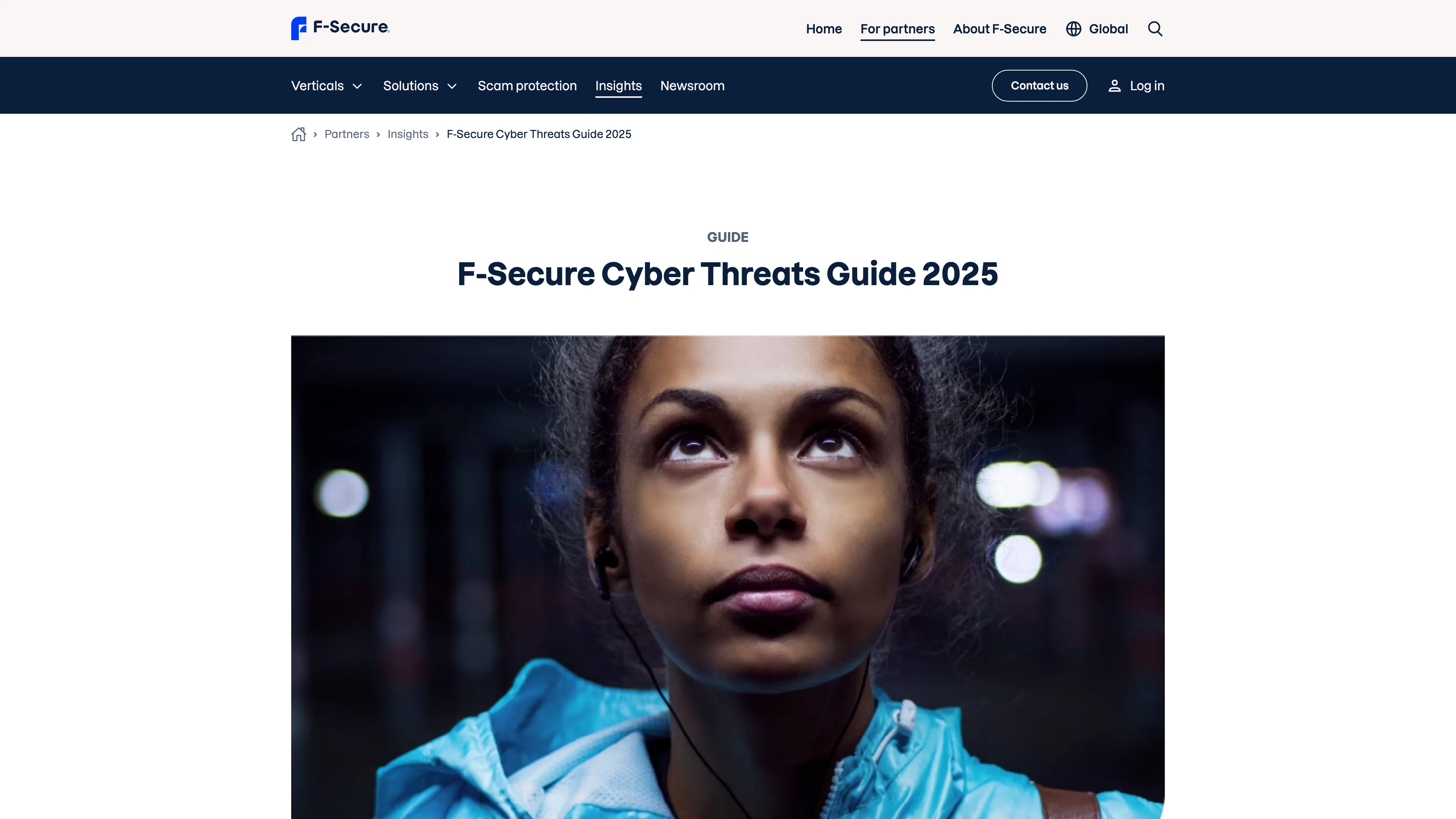 Screenshot of F-Secure FREEDOME