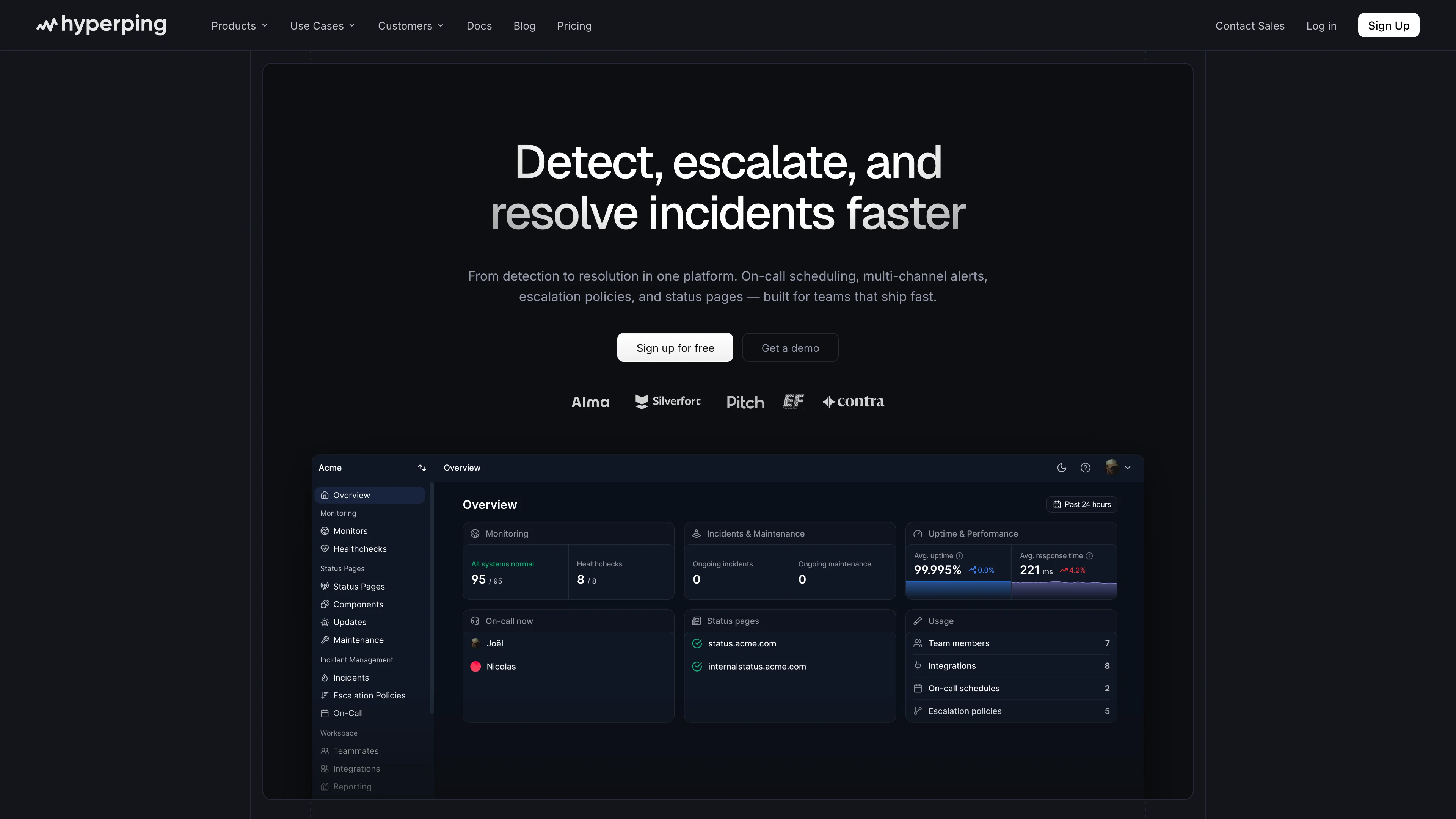 Hyperping — Incident Management