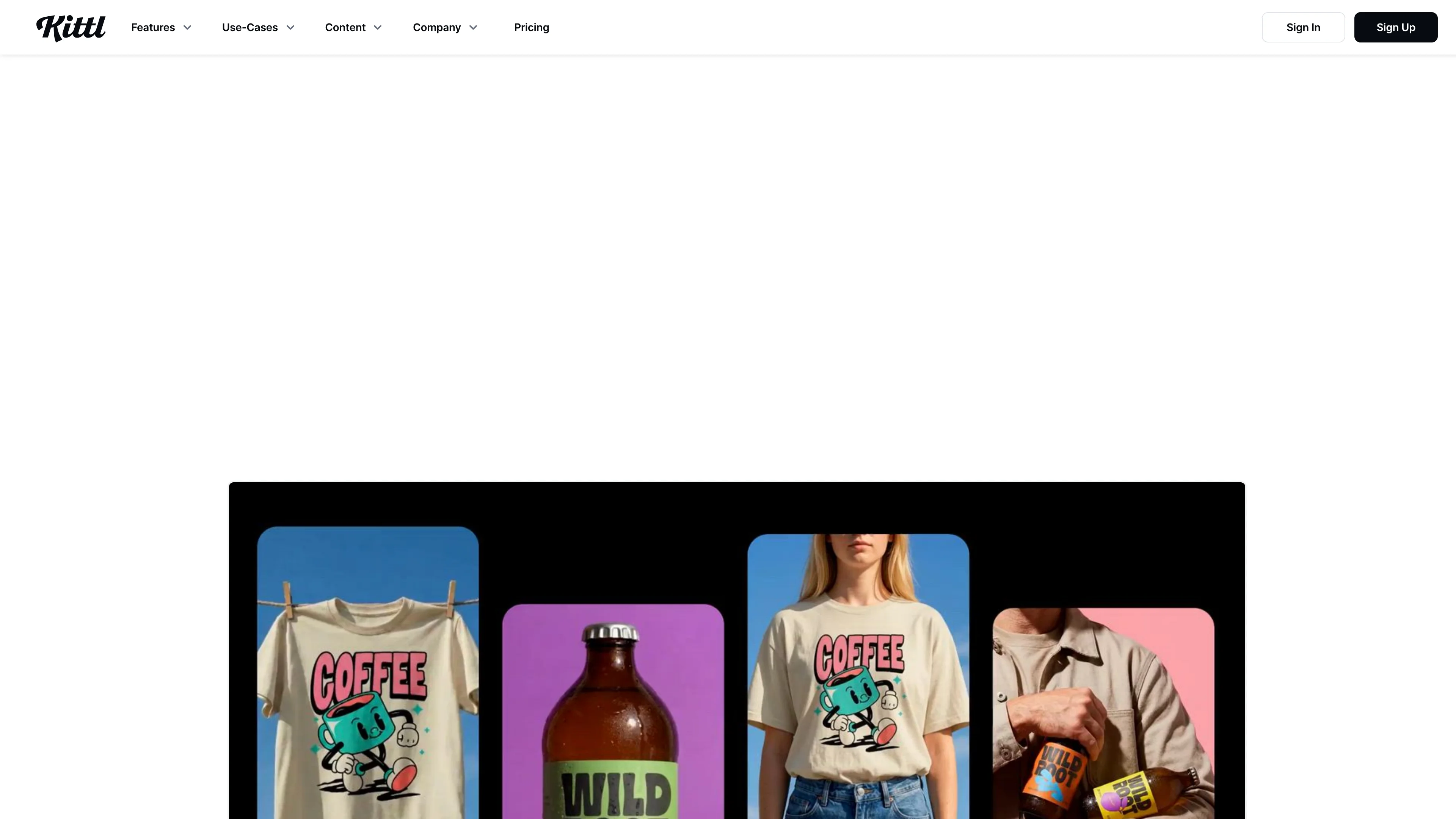 Screenshot of Kittl