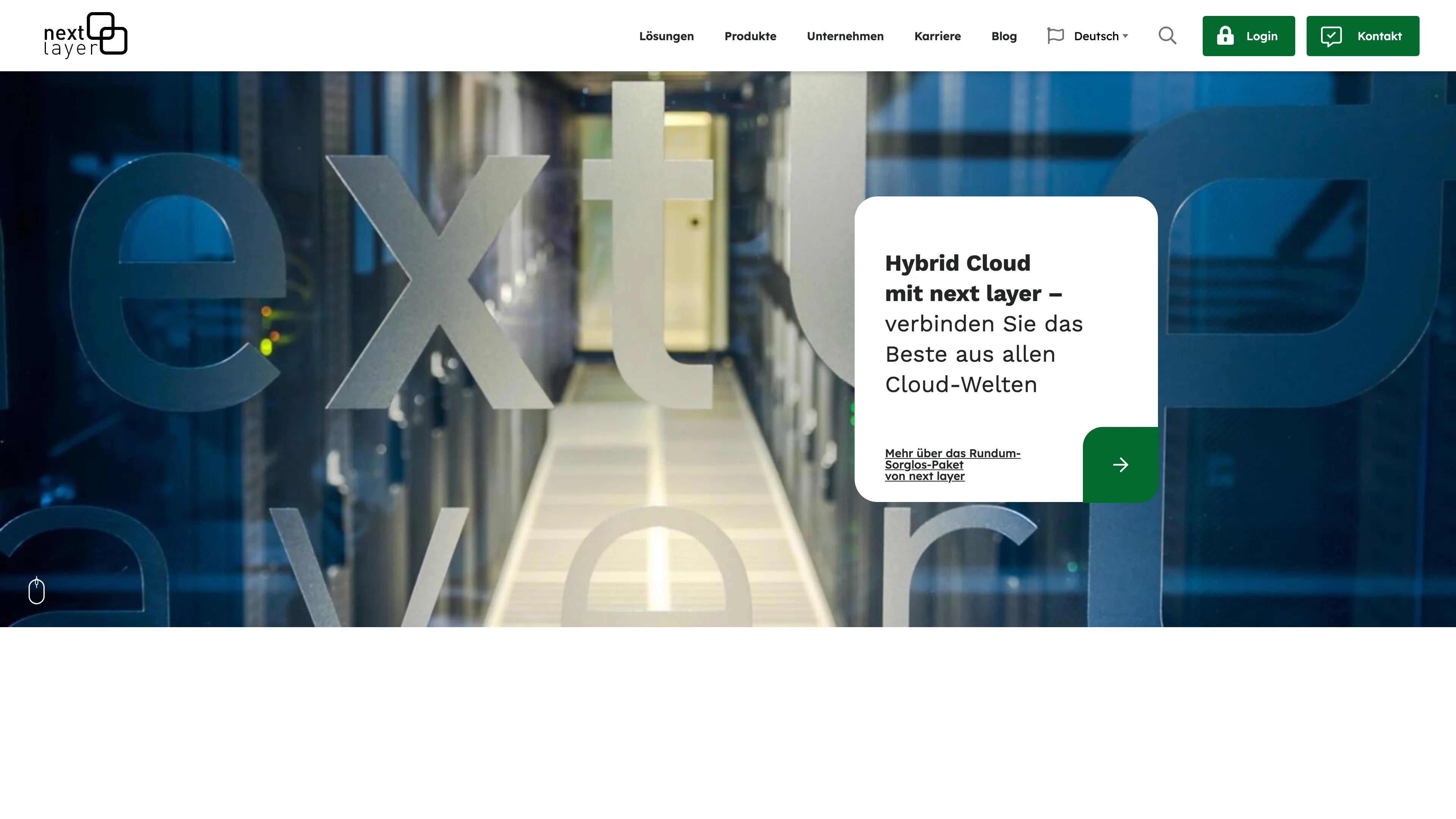 Screenshot of next layer