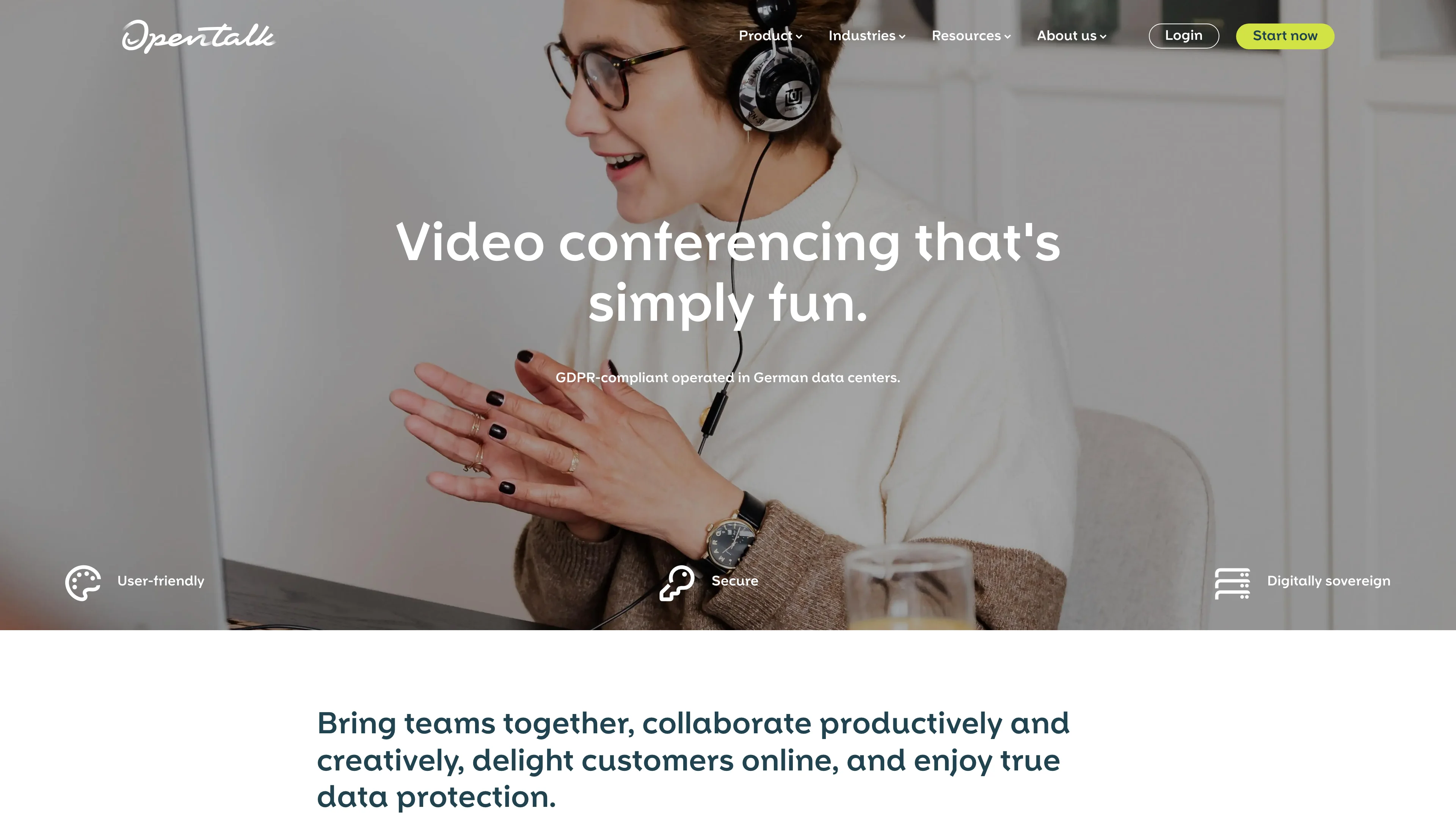 Screenshot of OpenTalk
