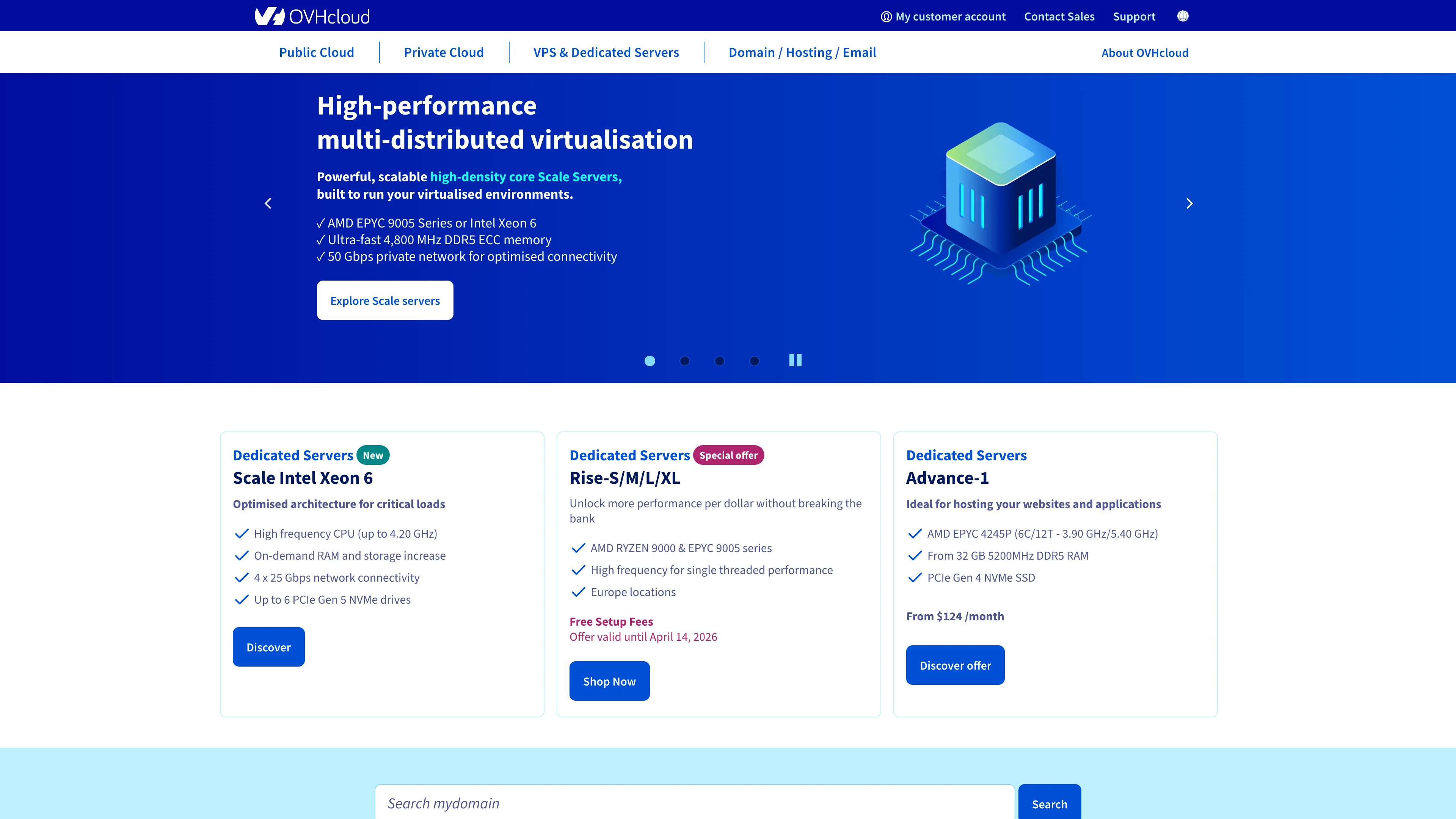 Screenshot of OVHcloud AI