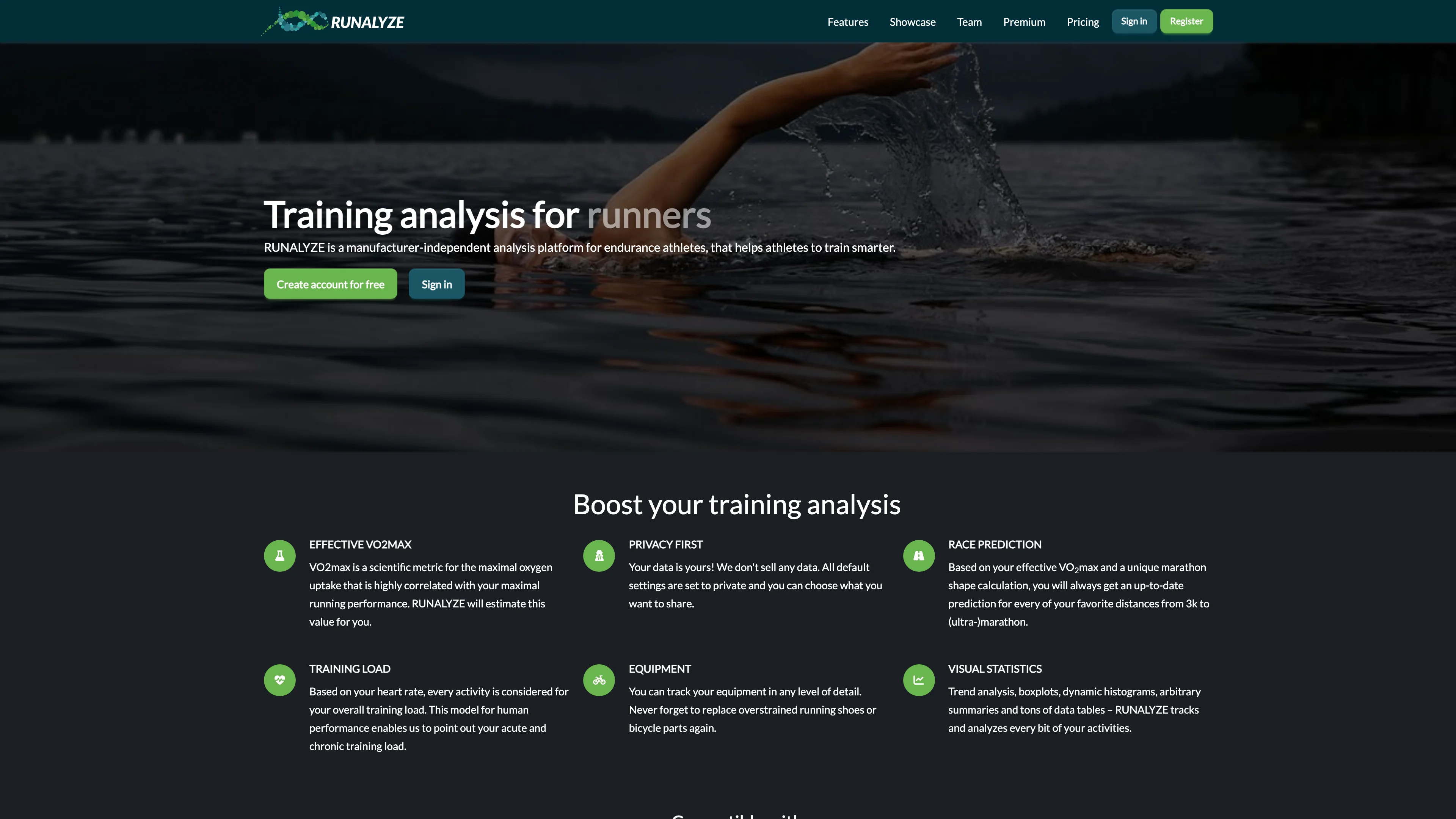 Screenshot of Runalyze
