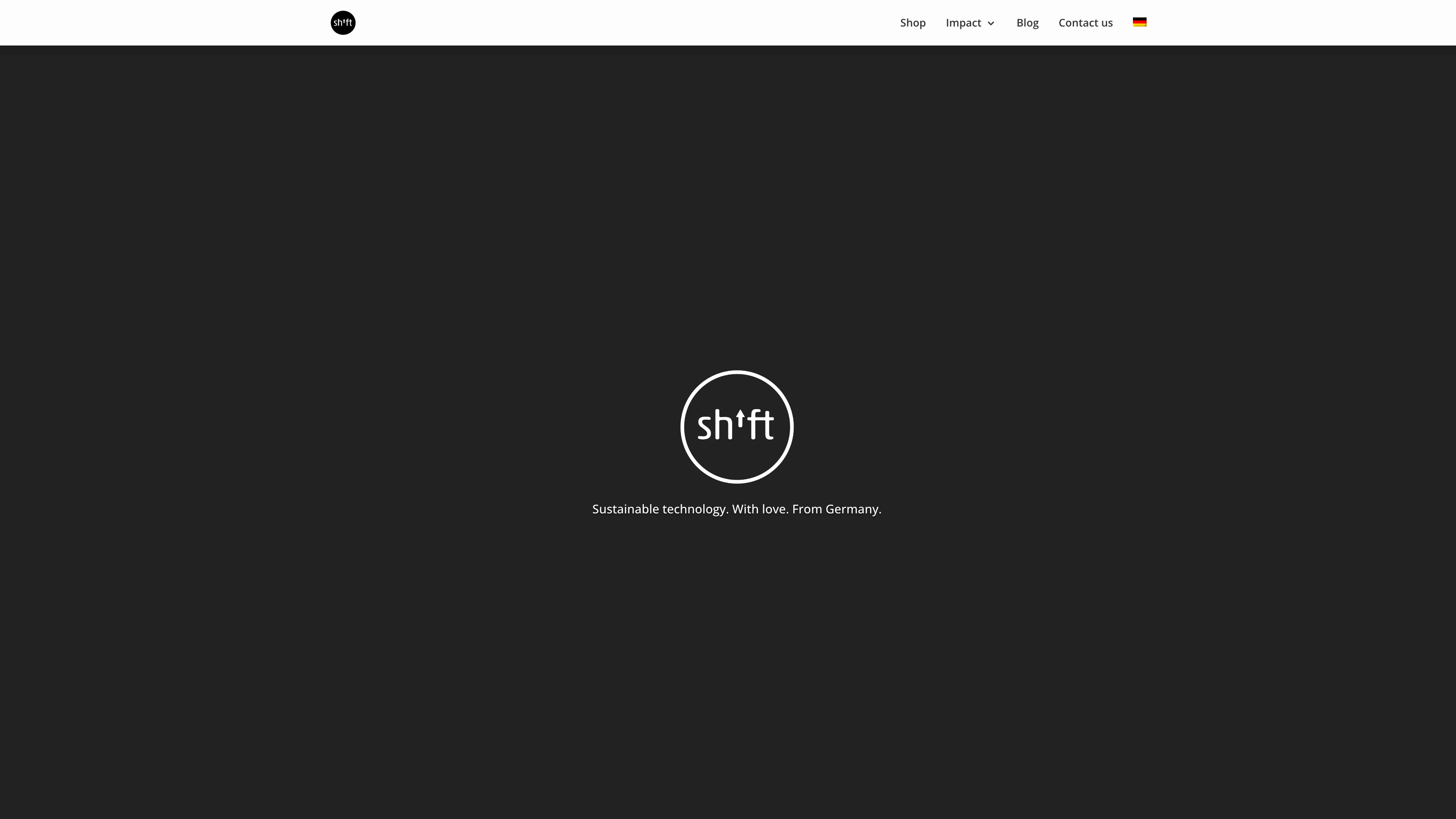 Screenshot of Shiftphone