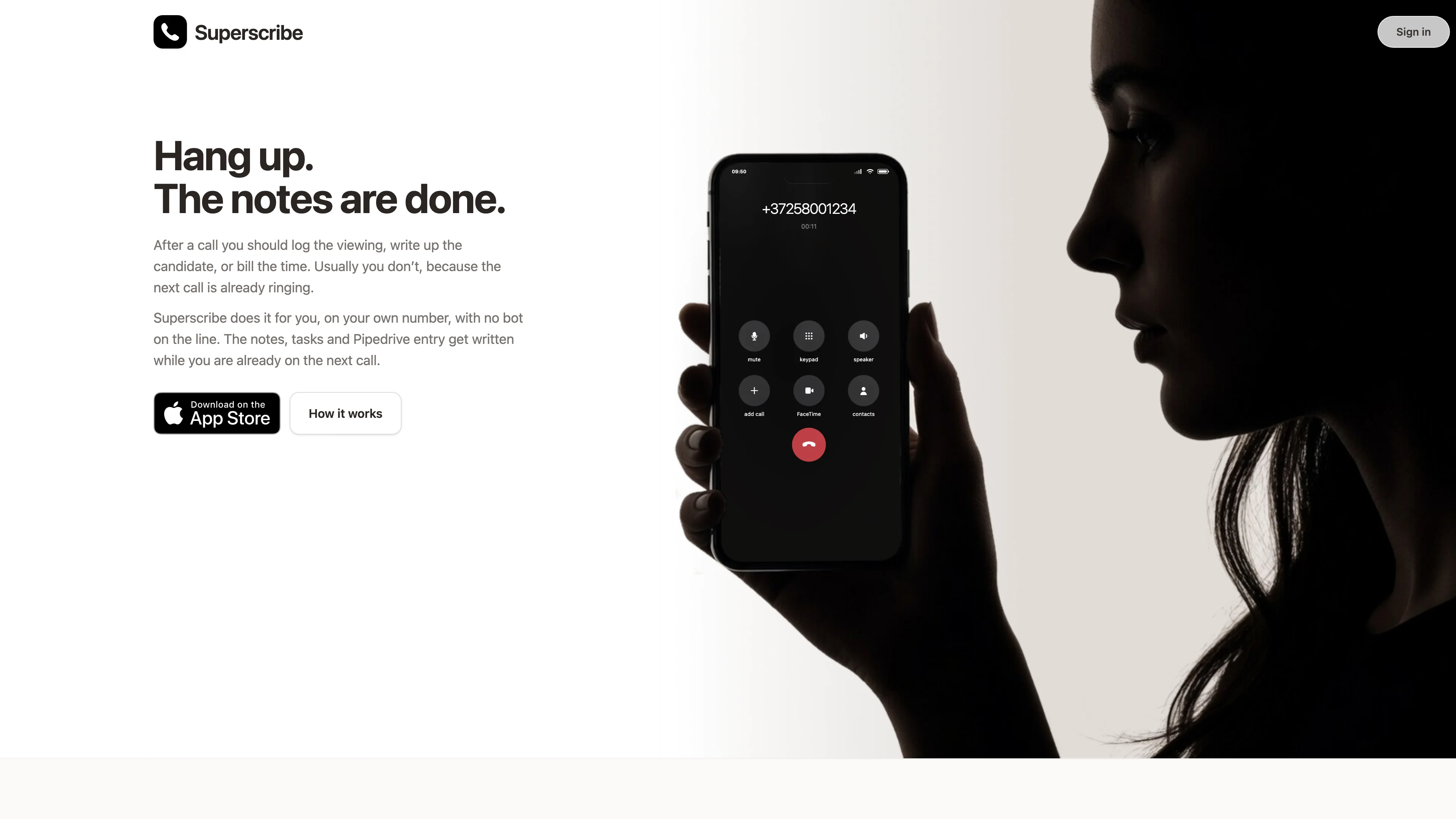 Screenshot von Superscribe