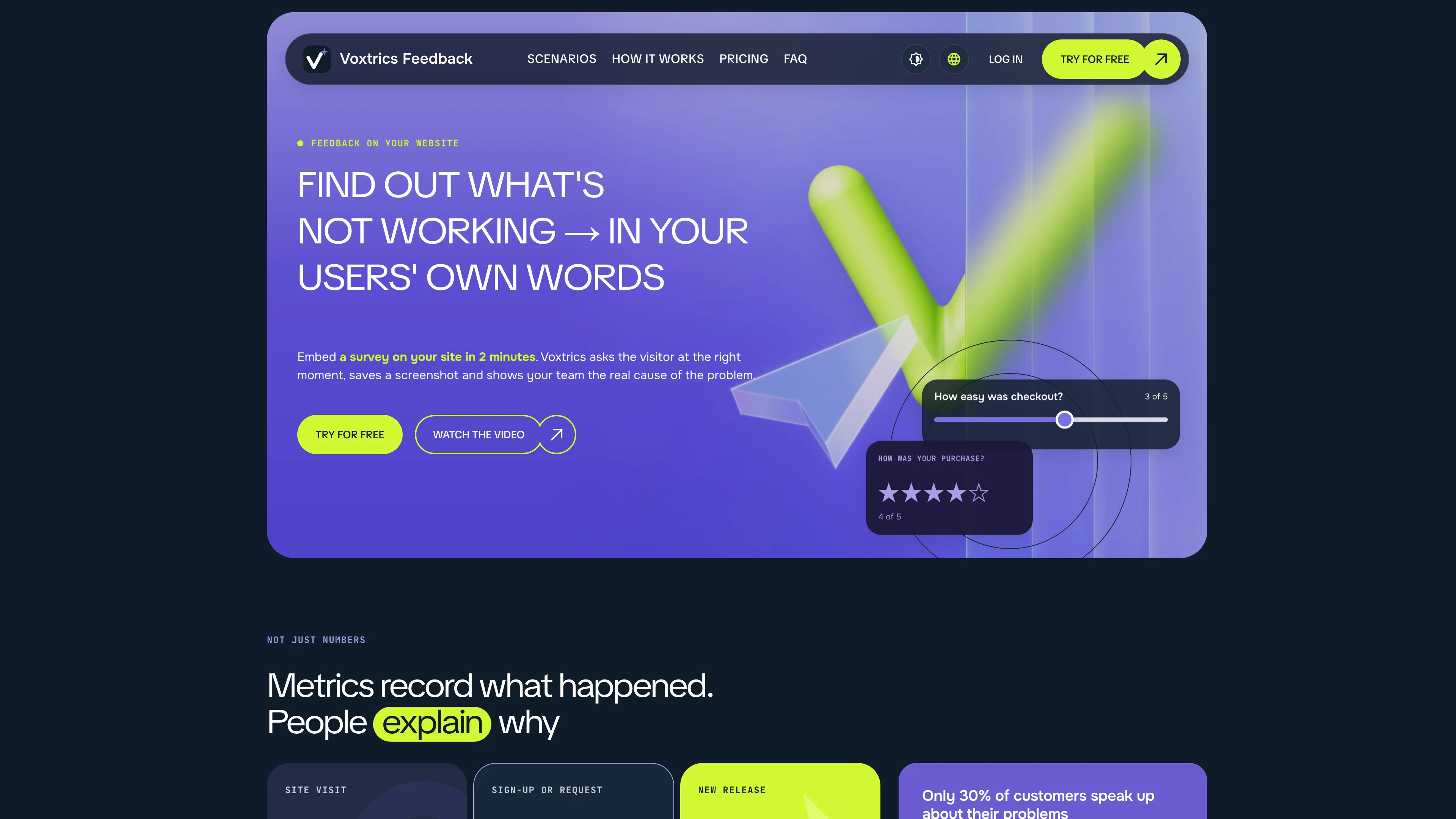 Screenshot van Voxtrics