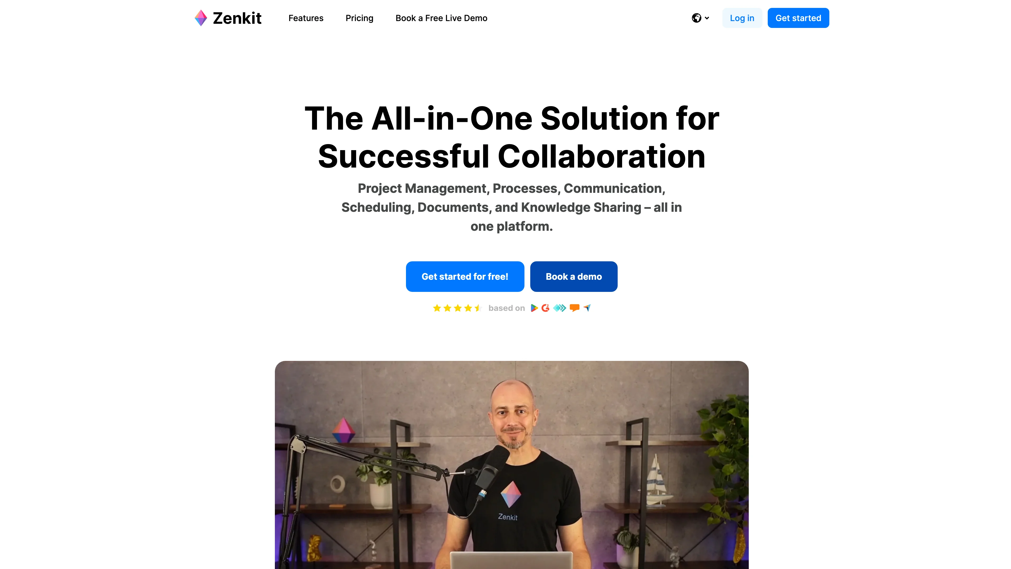 Screenshot of Zenkit