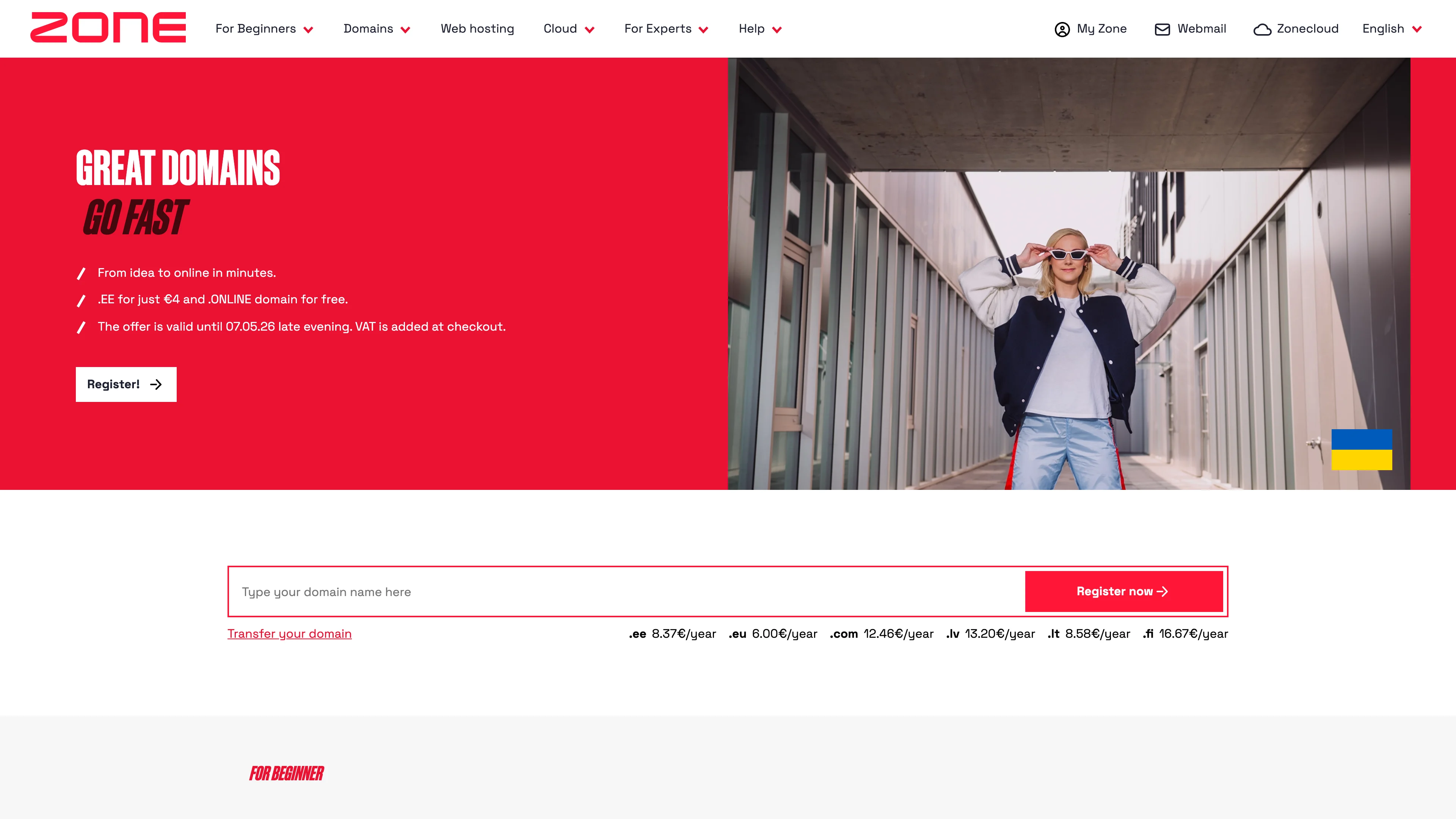 Screenshot of Zone.ee